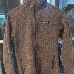 Patagonia Heathered light purple better sweater Zip-Up Jacket